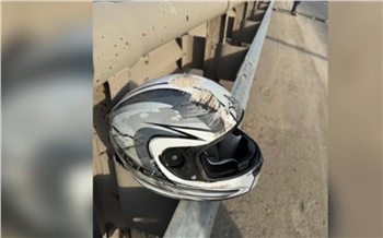 В красноярской полиции рассказали подробности аварии с байком на Октябрьском мосту