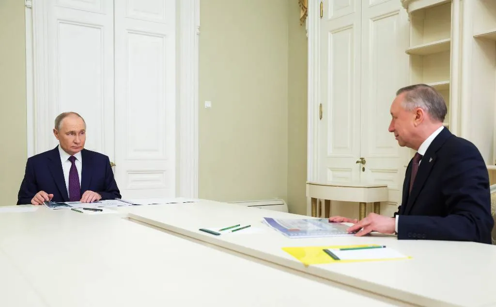 Путин поддержал планы Беглова вновь баллотироваться на пост губернатора Санкт-Петербурга